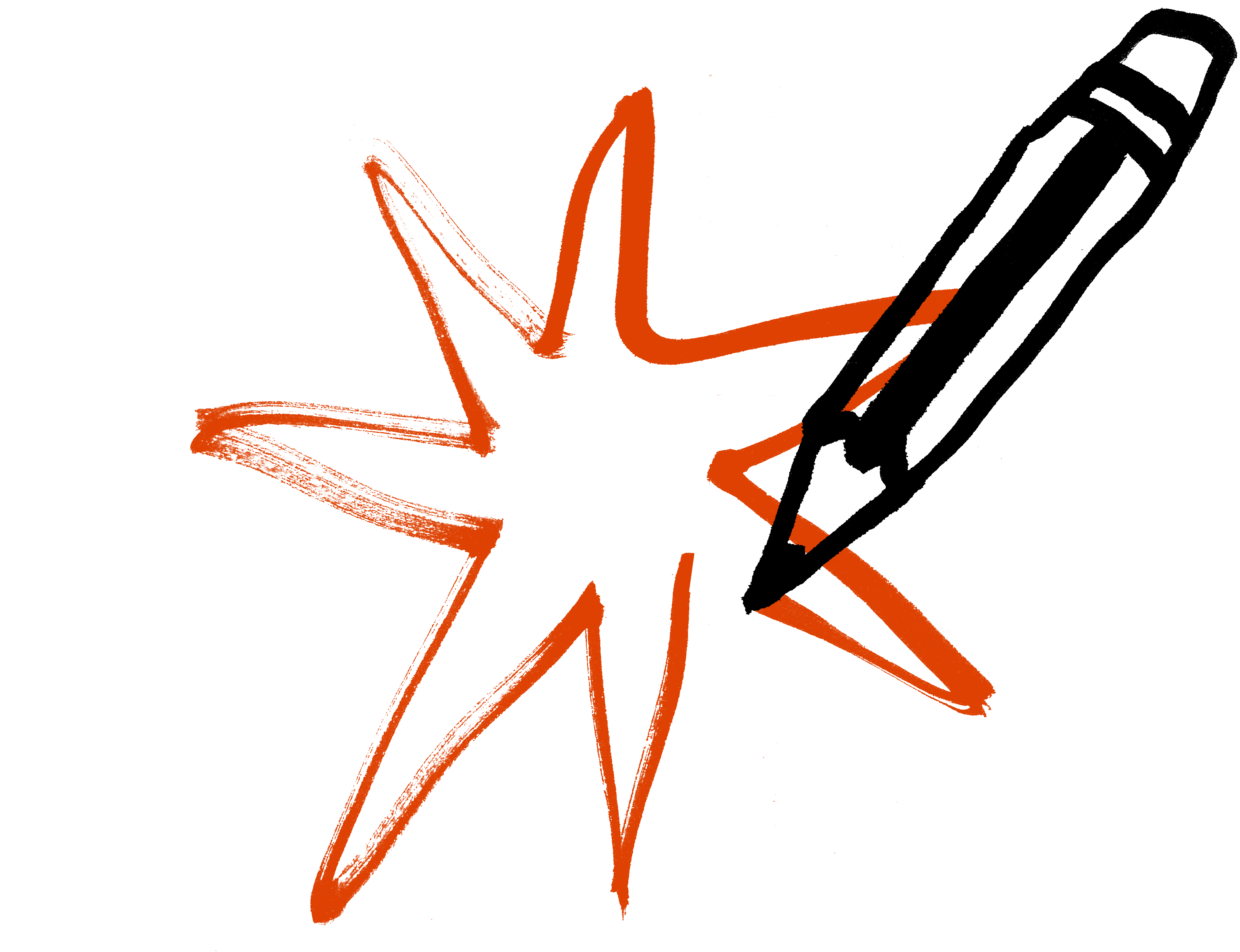 a star being drawn