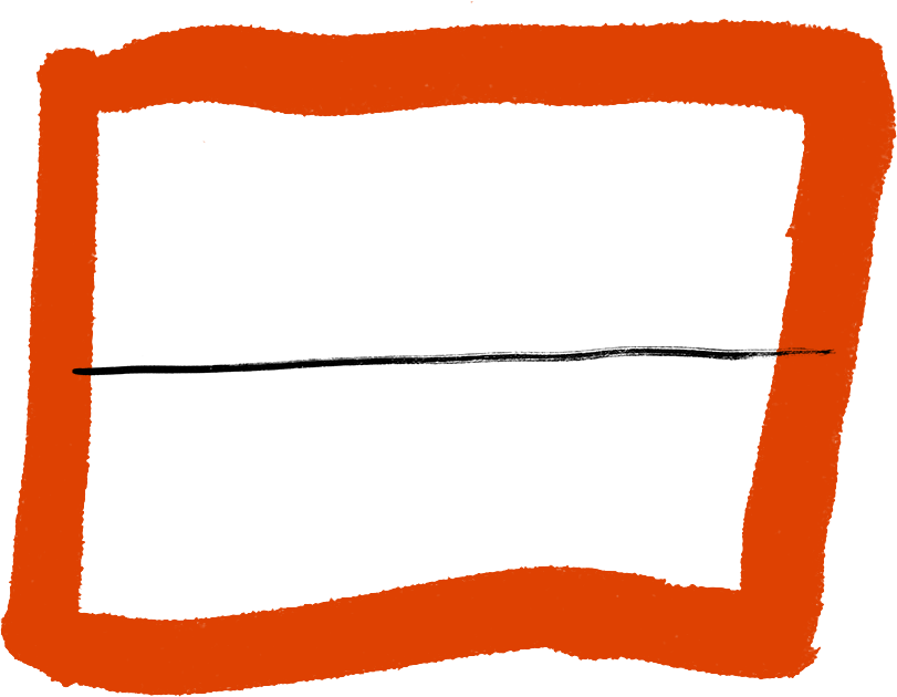 a new horizontal page with a line running horizontally through the middle